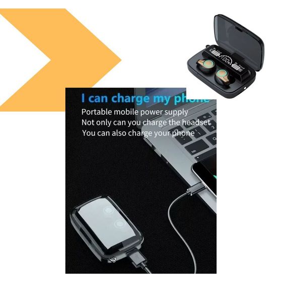 Бездротові навушники Bluetooth з автономною роботою до 4 годин XPRO TWS i12 (234576005_239) | Зображення 1