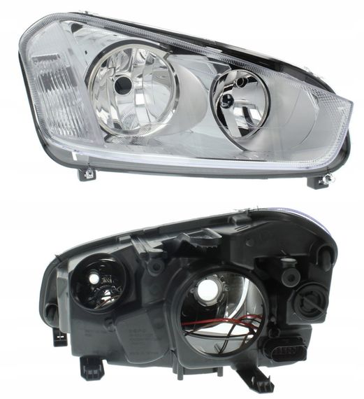 Фара Передняя Ford C-Max 2007-2009 Правая H7/H1, Эл. Рег., С Моторч., 431-1176Rmld-Em