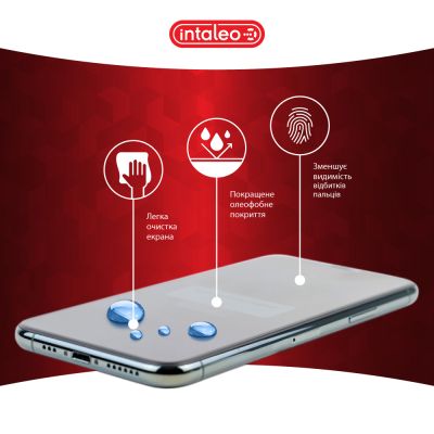 Стекло защитное Intaleo Full Glue MOTO E14 Black (1283126597718) | Зображення 5