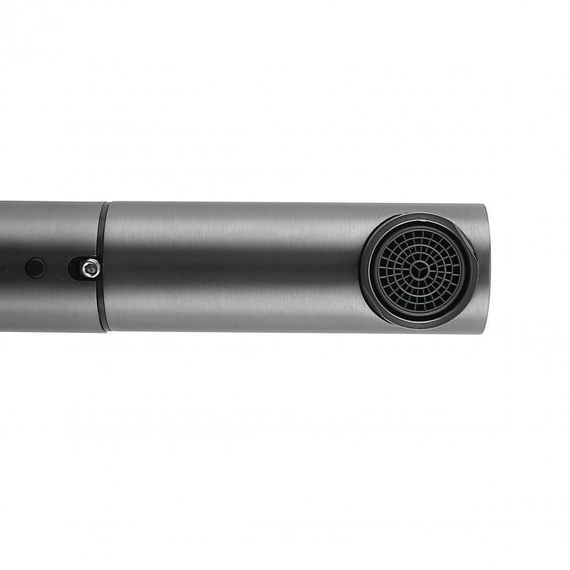 Смеситель для кухни Lidz Aria 015FL1 (k35) с выдвижным изливом LDARI015FL1GRP49561 Graphite | Зображення 4
