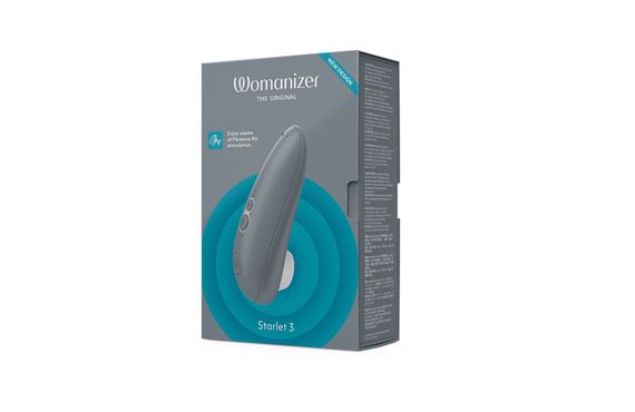 Вакуумний кліторальний стимулятор Womanizer Starlet 3 GREY | Зображення 5