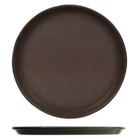 Піднос Stenson Antislip R93017-S 28 см коричневий