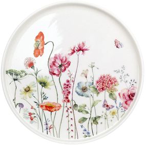 Тарілки обідні Flower Garden Ø20см, набір 6 порцелянових тарілок