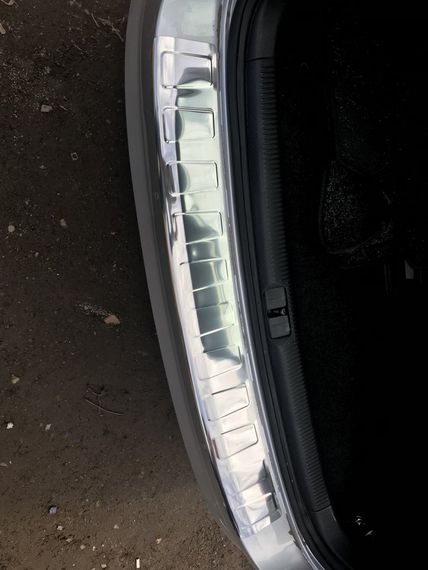 Накладка на задній бампер Carmos (SW, нерж) для Volkswagen Passat B7 2012-2015рр | Зображення 5