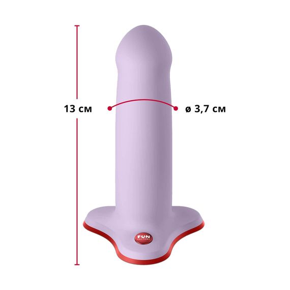 Фалоімітатор Fun Factory AMOR Purple, довжина 14,6 см, діаметр 3,7 см, вигнутий | Зображення 2