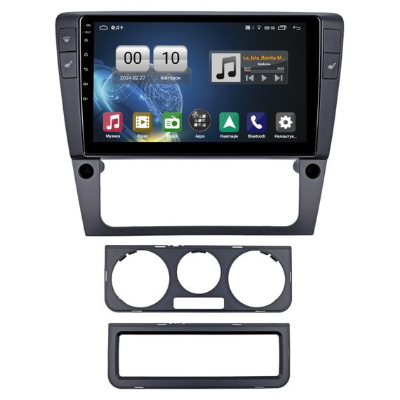 Штатна магнітола серії QIV Q1 під Volkswagen Passat (B6) 2005-2010; Magotan 2007-2011 (W2) 9 дюймів