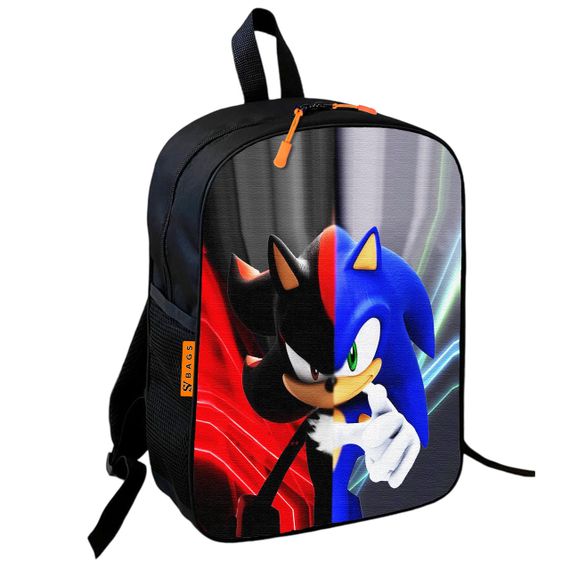 Школьный рюкзак детский Супер Соник + Сумка для обуви спортивной формы рюкзак-мешок для мальчика (01836) | Зображення 4