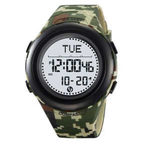 Чоловічий годинник Skmei 2166CMGN Army Green Camouflage