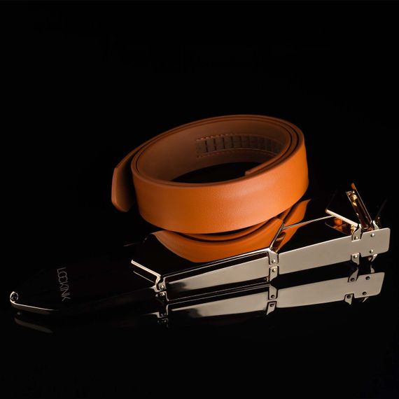 Регульована шльопалка LOCKINK Adjustable Slapper for Impact Play, коричнева, натуральна шкіра | Зображення 2