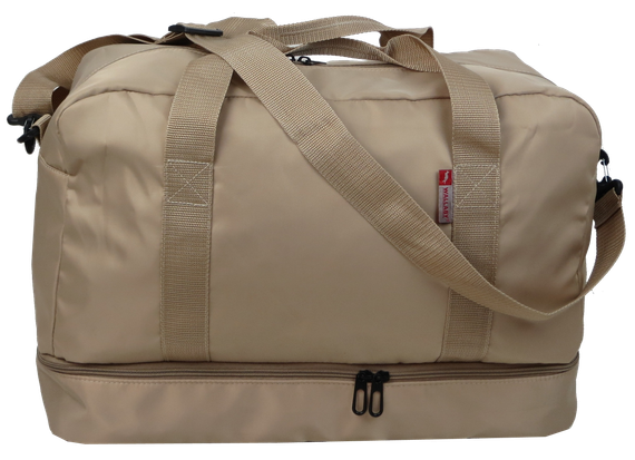 Дорожная сумка с отделом для обуви 40L Wallaby бежевый