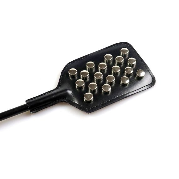 Стек з металевими гвинтами Art of Sex - Biotrix, екокожа, колір чорний Sex Aura | Зображення 3