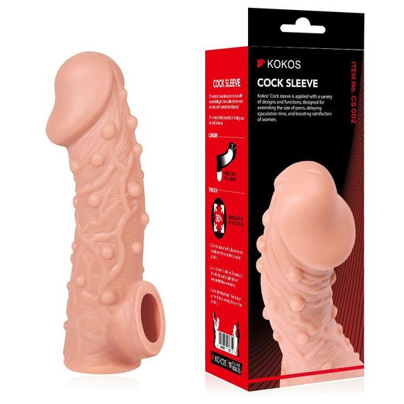 Насадка на член Kokos Cock Sleeve CS 002 M sexstyle | Зображення 7