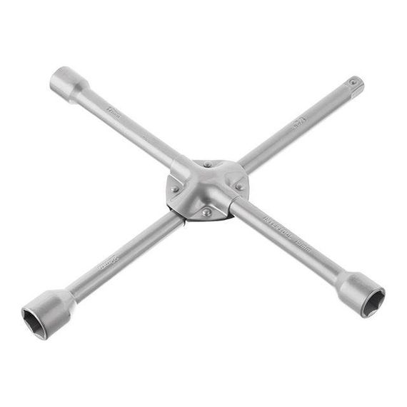 Ключ балонний хрестовий посилений, 14"х355 мм, 16 мм, 17, 19, 22, 1/2" INTERTOOL HT-1602 | Зображення 1