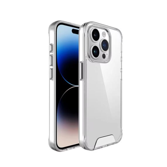 Чохол накладка Space Collection для iPhone 14 Plus — прозорий