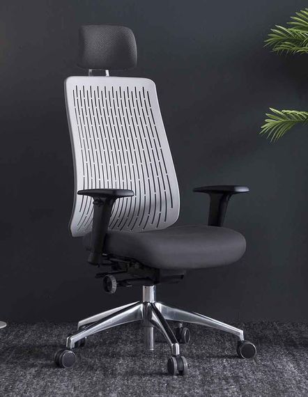 Кресло компьютерное Comf-pro Truly Gray эргономическое | Зображення 2