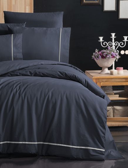 Постільна білизна First Choice Ranforce Deluxe 200 х 220 см Alisa Denim | Зображення 1