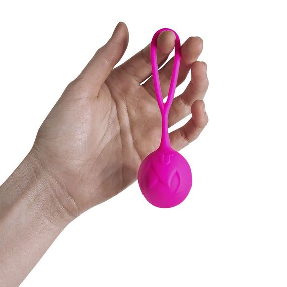 Вагінальні кульки Adrien Lastic Geisha Lastic Balls Mía Magenta (L), діаметр 4 см, маса 42 г | Зображення 3