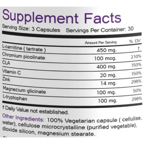 Комплекс для снижения веса Bionic Formula Burn NIght 90 Caps | Зображення 1