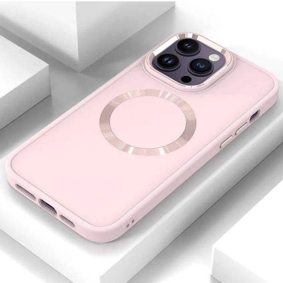TPU чохол Bonbon Metal Style with MagSafe для Apple iPhone 14 Pro (6.1") | Зображення 1