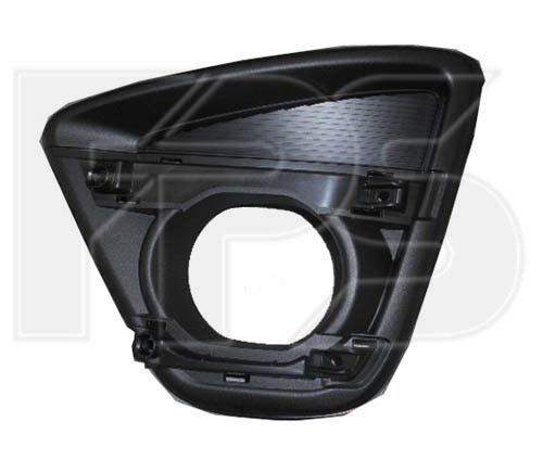 Решетка в бампере левая (с отв. под птф; без молдингов) Mazda CX5 '15-16 (FPS)