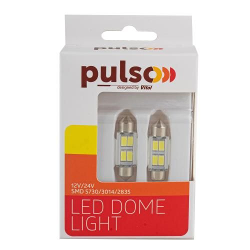 Лампа PULSO/софітні/LED SV8.5/T11x36mm/4 SMD-5730/9-18v/130Lm | Зображення 3