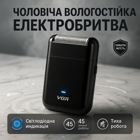 Бритва профессиональная для бритья VGR, Портативная мужская профессиональная бритва JK-44