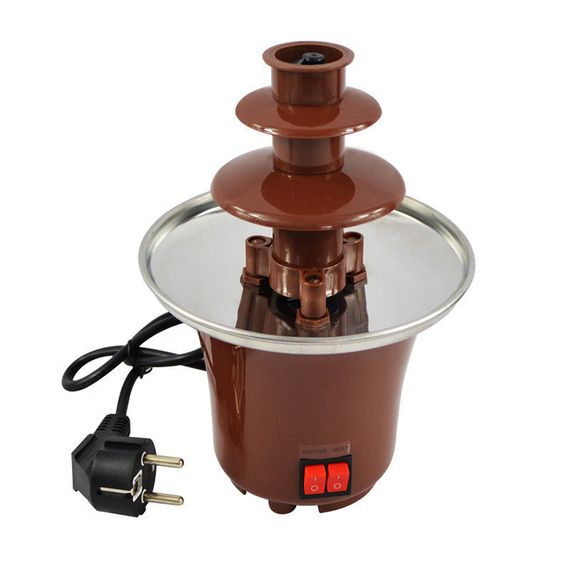 Шоколадный фонтан Фондю Mini Chocolate Fondue Fountain Домашняя мини - фондюшница | Зображення 2