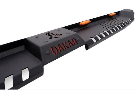 Боковые Подножки Dakar V2 с LED (2019-2025, 2 шт, металл) для Mitsubishi L200 | Зображення 2