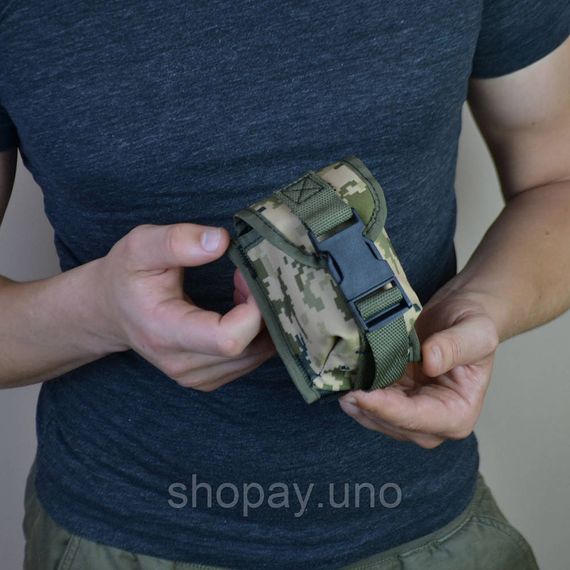 Качественный Подсумок под гранату из кордуры пиксель MOLLE для гранаты тактический VS-55 | Зображення 4