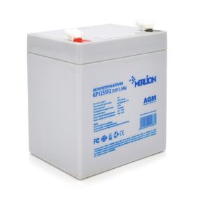 Акумуляторна батарея MERLION AGM GP1255F2, 12V 5,5Ah  ( 90 х 70 х 100 (105) ) Q10