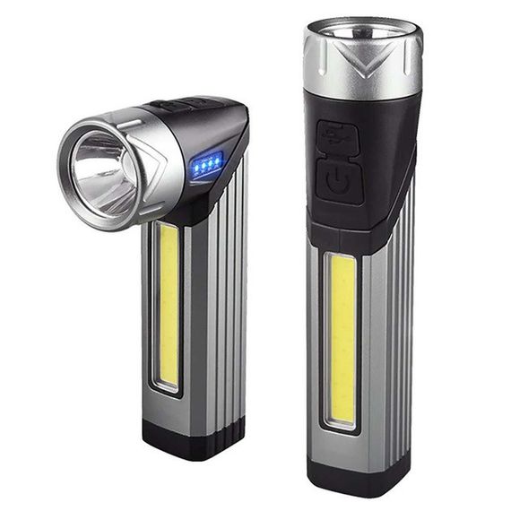 Ліхтар кишеньковий поворотний Police 508-OSL+COB, вбудованим акумулятором, магнітом та 7 режимами | Зображення 1