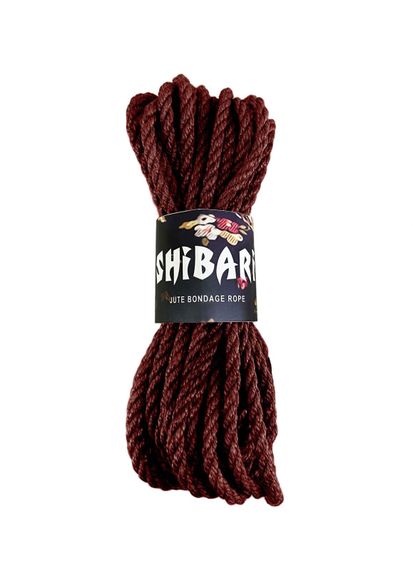 Джутова мотузка для Шибарі Feral Feelings Shibari Rope, 8 м Коричневий