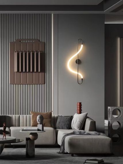 Бра LED 27039 Чорний 70х25х8 см. | Зображення 1