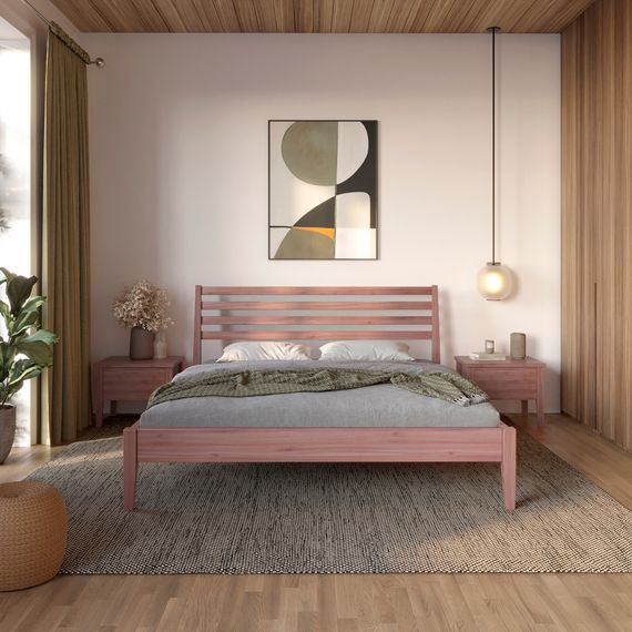 Двоспальне ліжко Mebigrand Челсі Горіх лісовий 180х200 см (MBG-2004)