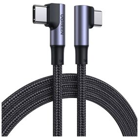 Дата кабель USB 2.0Type-C to Type-C 2.0m 5A 100W US335 90-degree Space Gray Ugreen (70698)