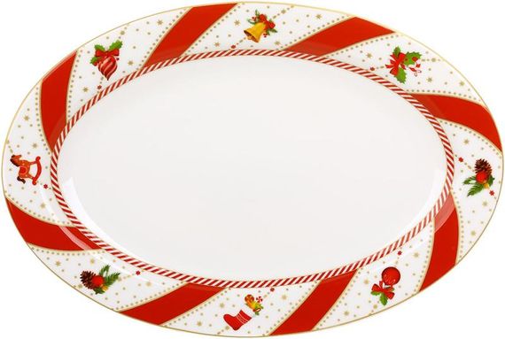 Блюдо порцелянове "Candyland" овальне 35х25см