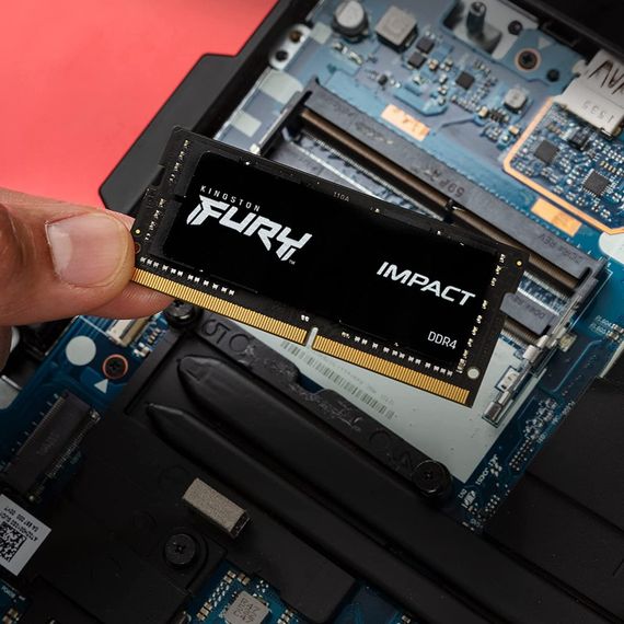 Модуль пам'яті для ноутбука SoDIMM DDR4 16GB 3200 MHz Impact Kingston Fury (ex.HyperX) (KF432S20IB/16) | Зображення 8