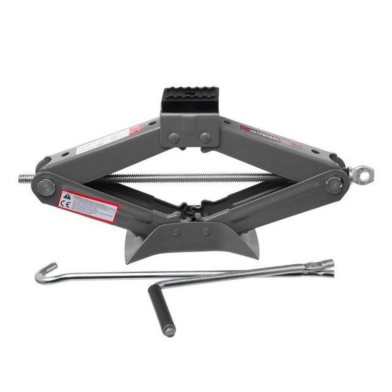 Домкрат механічний ромбоподібний 2т., гумовий упор., 110-400 мм INTERTOOL GT0184