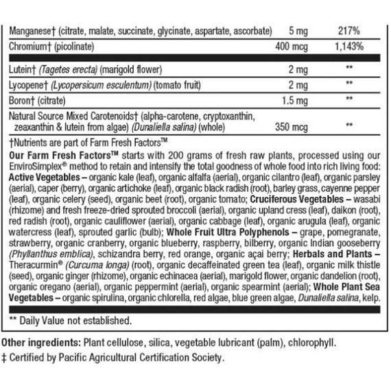 Вітамінно-мінеральний комплекс для чоловіків Natural Factors Whole Earth & Sea Men's Multivitamin & Mineral 60 Tabs | Зображення 3