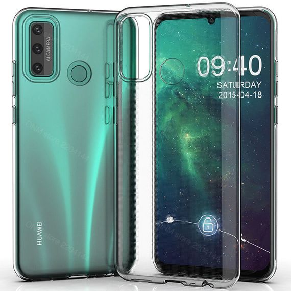 TPU чохол Epic Transparent 1,5mm для Huawei P Smart (2020) Безбарвний (прозорий)