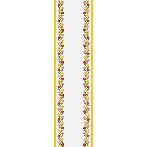 Дорожка на стол Квітуча крайка 150x40 см (DR__TR003)