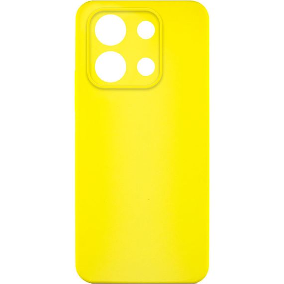 Чохол Silicone Cover Lakshmi Full Camera (AA) для Xiaomi Redmi Note 13 4G Жовтий / Flash