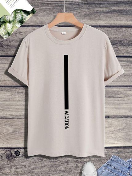 Футболка чоловіча з принтом повсякденна L Білий