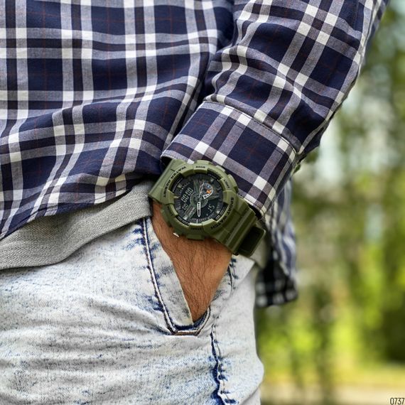 Чоловічий годинник Skmei 1688AG Army Green. | Зображення 3