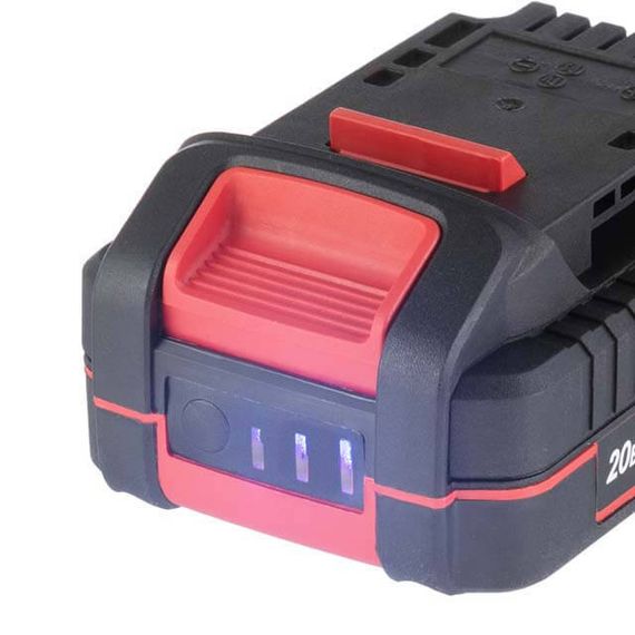 Акумулятор 20 В, Li-ion, 2.0 Аг INTERTOOL WT-0340 | Зображення 3