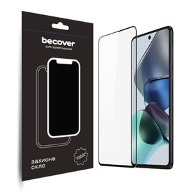 Стекло защитное BeCover Motorola Moto G13/G23/G53 Black (708844)