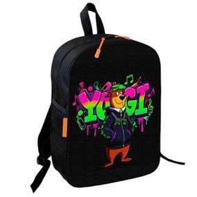 Рюкзак шкільний дитячий Ведмідь Йоги 36х27 см підлітковий для хлопчика, дівчинки (4022