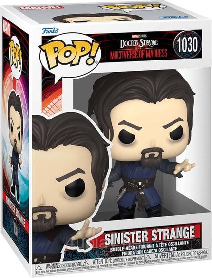 Коллекционная фигурка Funko Pop Marvel Доктор Стрэндж в мультивселенной безумия Синистер Стрэндж