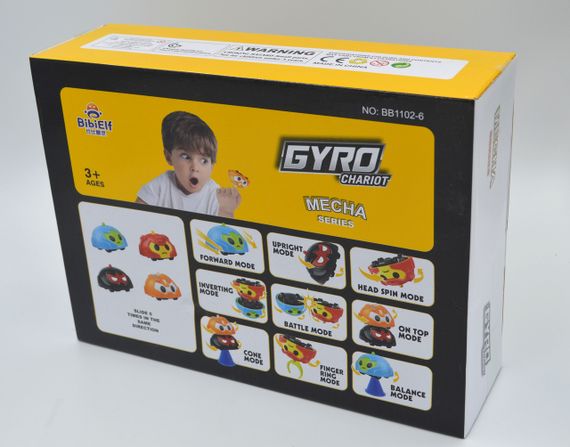 (BB1102-6) Ігровий набір машинок-волків Gyro Chariot MECHA series | Зображення 1
