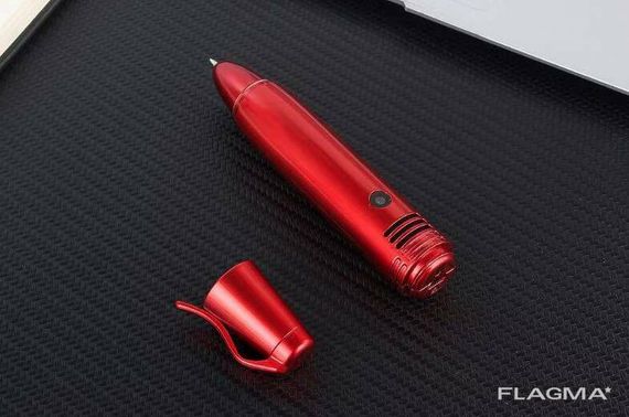Ручка мобильный телефон портативный с камерой 0.08 MP и Bluetooth AK 007 (Красный) | Зображення 7